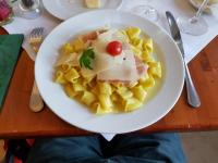 Die Paste azus dem 3-Gang-Menü im Tizio