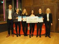 Gruppe „Girl Gang“, Zweitplatzierte: Marie Ehrler, Stella Harmening, Saskia Späth und Vanessa Bader von der Carl-Helbing-Schule.