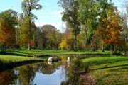 Herbst-Ankündigung im Queen-Auguste-Victoria-Park: Die Bäume beginnen, sich zu färben